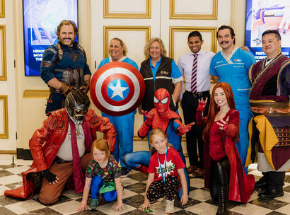 Superhero wishes for kids charity Make-A-Wish Australia