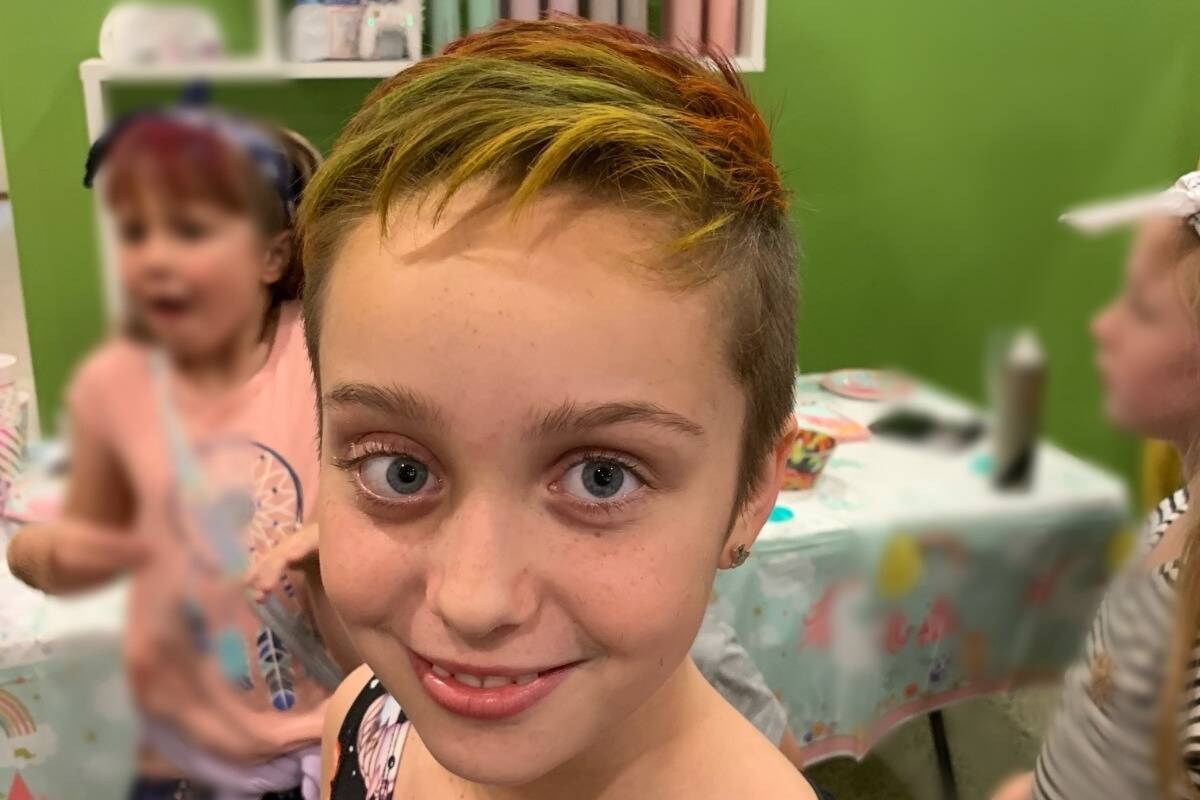 Make-A-Wish Australia wish kid Allegra cut her hair before starting chemotherapy