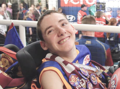 Make A Wish Australia Children's Charity - Ace on his wish to meet the Brisbane Lions
