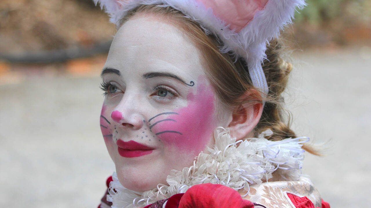 Make A Wish Australia Children's Charity - Alice in wonderland rabbit on Sophie's Alice on Wonderland wish