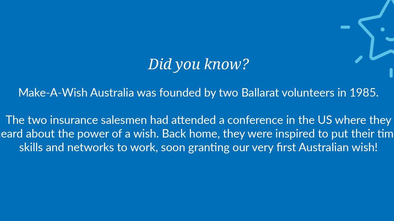 Make-A-Wish Australia did you know