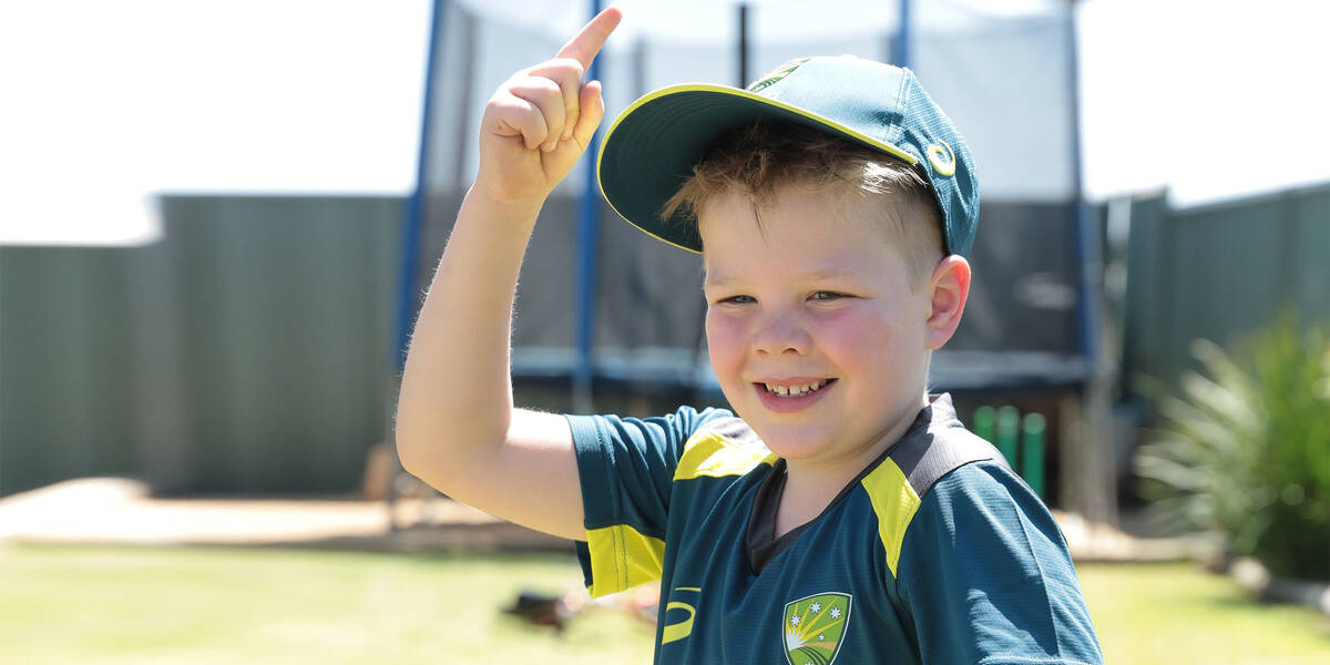 Make A Wish Australia Children's Charity - Archie on his wish to be Australia's next cricket captain