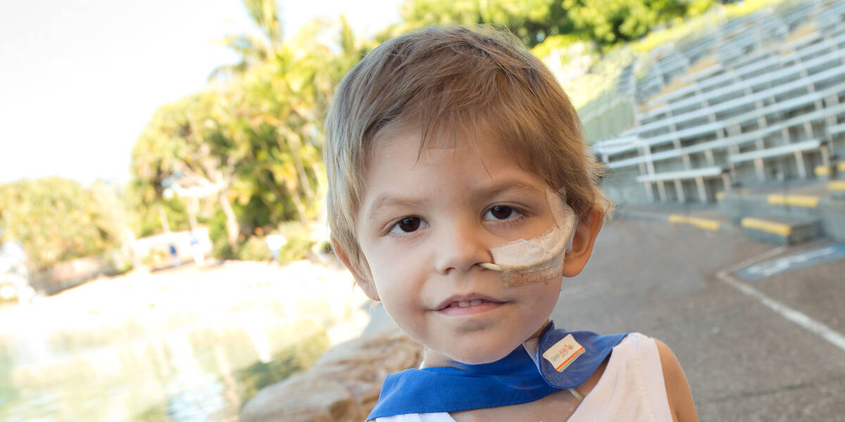 Make A Wish Australia Children's Charity - Kale on his wish in queensland to meet his favourite superheros