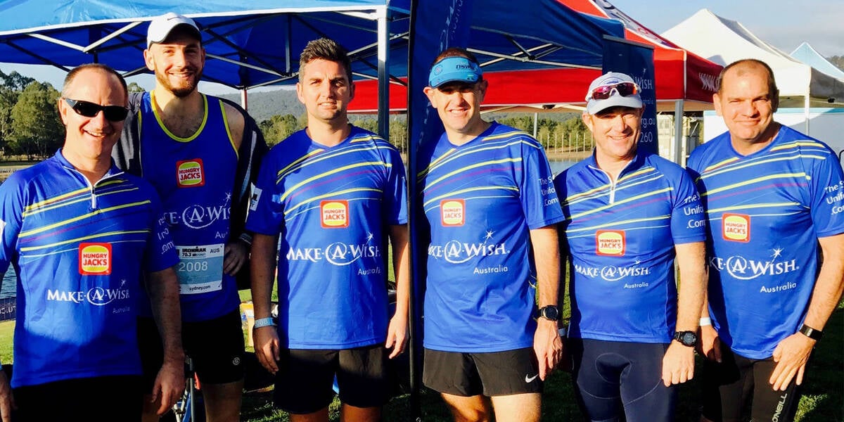 Make A Wish Australia Children's Charity - Hungry Jacks fundraising with a running event