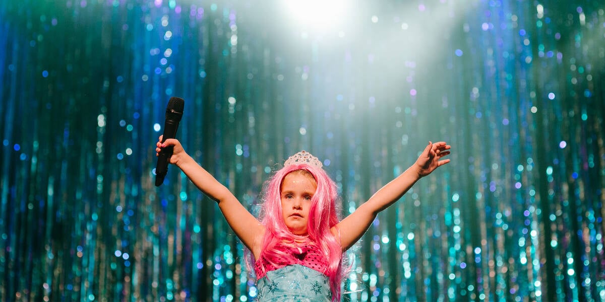 Make A Wish Australia Children's Charity - Emma on her wish to a be a rockstar princess performing on stage