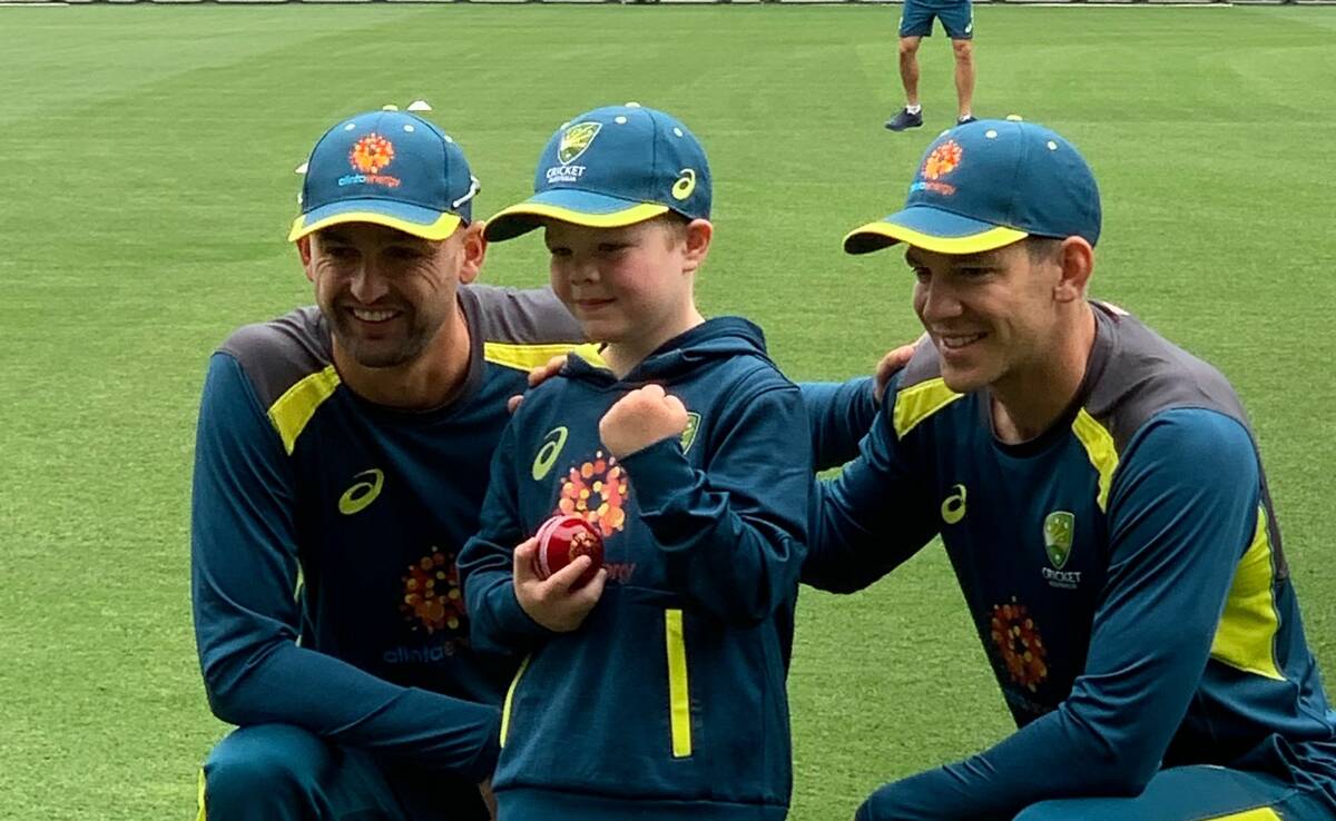 Archie's Wish, Make A Wish Australia, Charity, Child, Little boy with Australian Cricketers