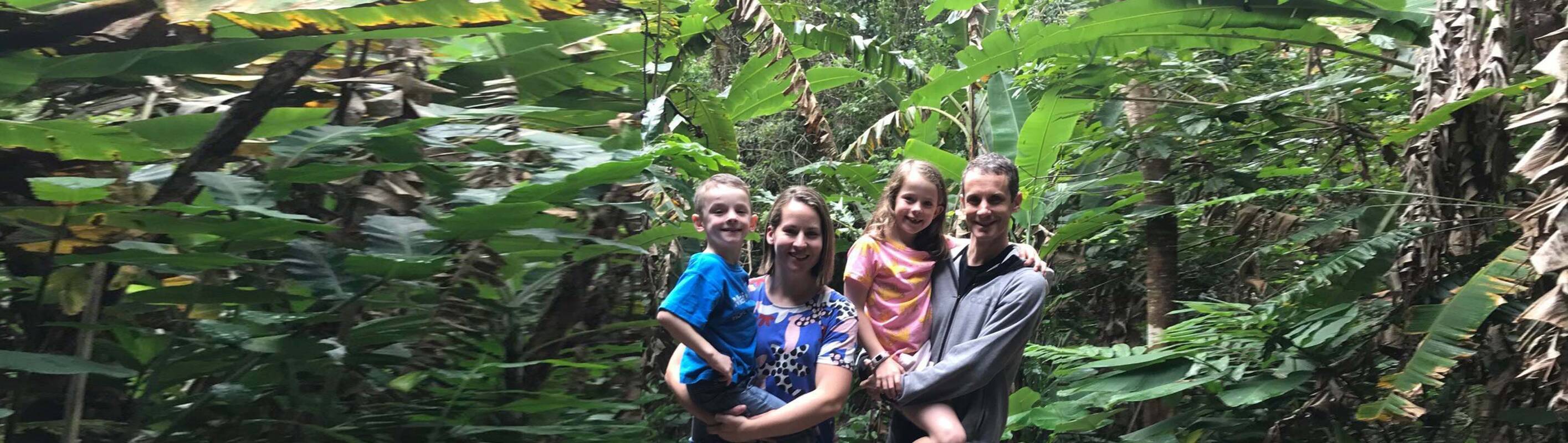 Make-A-Wish Australia wish kid Zak on his jungle adventure in Queensland with family